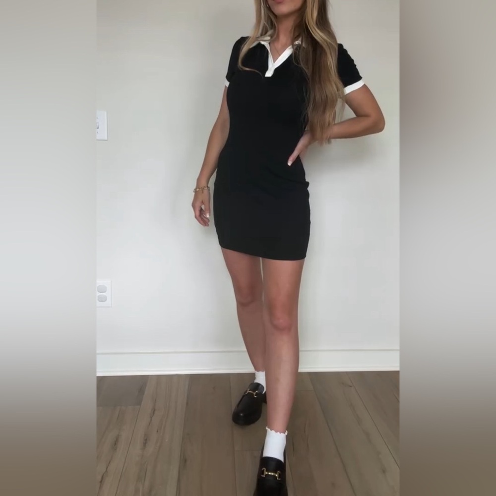 B&w dress